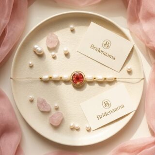 Resin Real flower rakhi