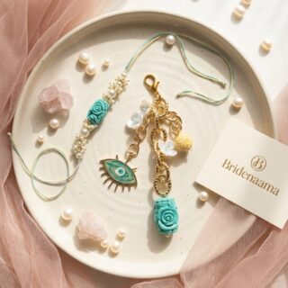 Carved ROSE Rakhi Lumbi