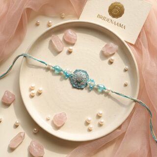 GLORIOUS rakhi - blue tones
