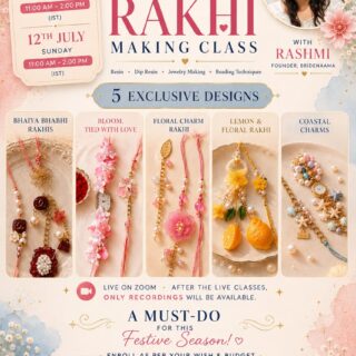 2026 - Rakhi Making workshop - without material