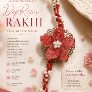 Dip resin rakhi class with material