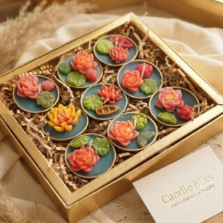 Lotus Tealight box of 9
