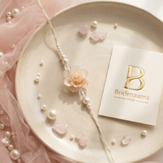 Peach Blush Rakhi