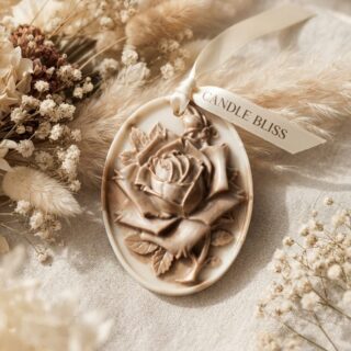 Victorian Rose motif - large (wax sachet mold )