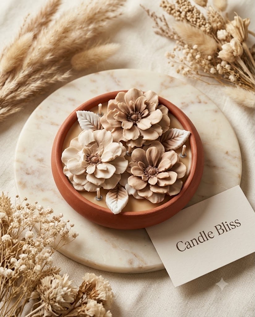 Cremica - the floral bowl candle