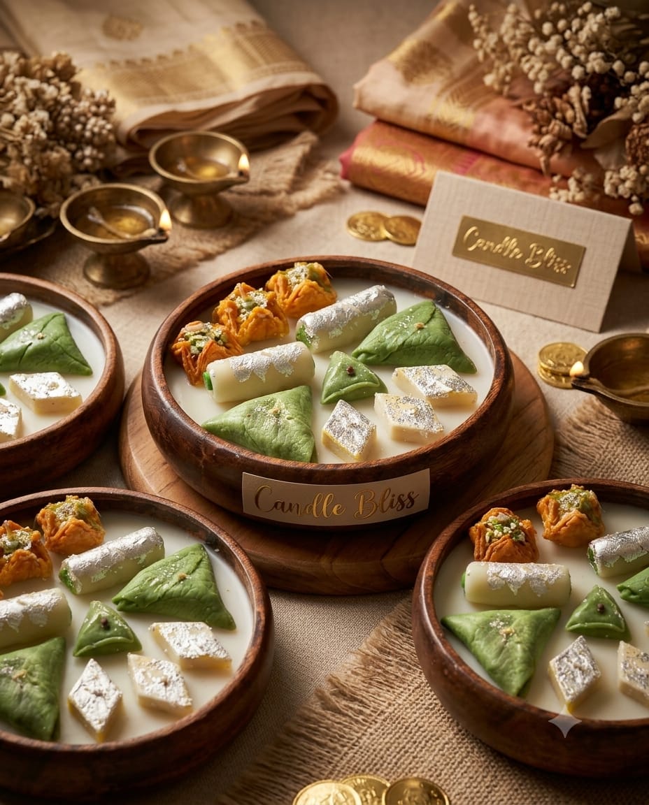Nostalgia - Mithai Candle box 1 - 8 inch