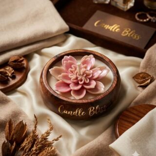 Carnation crush candle bowl