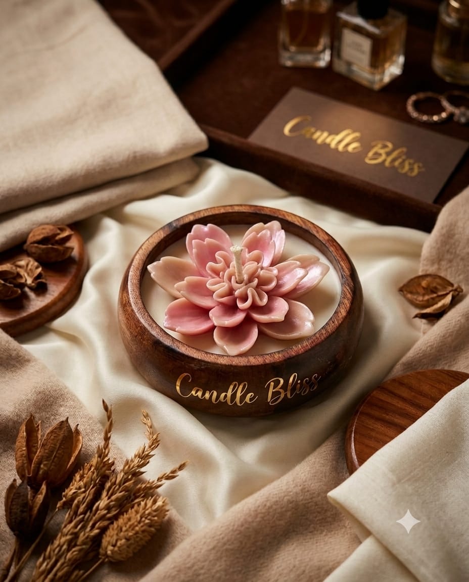 Carnation crush candle bowl