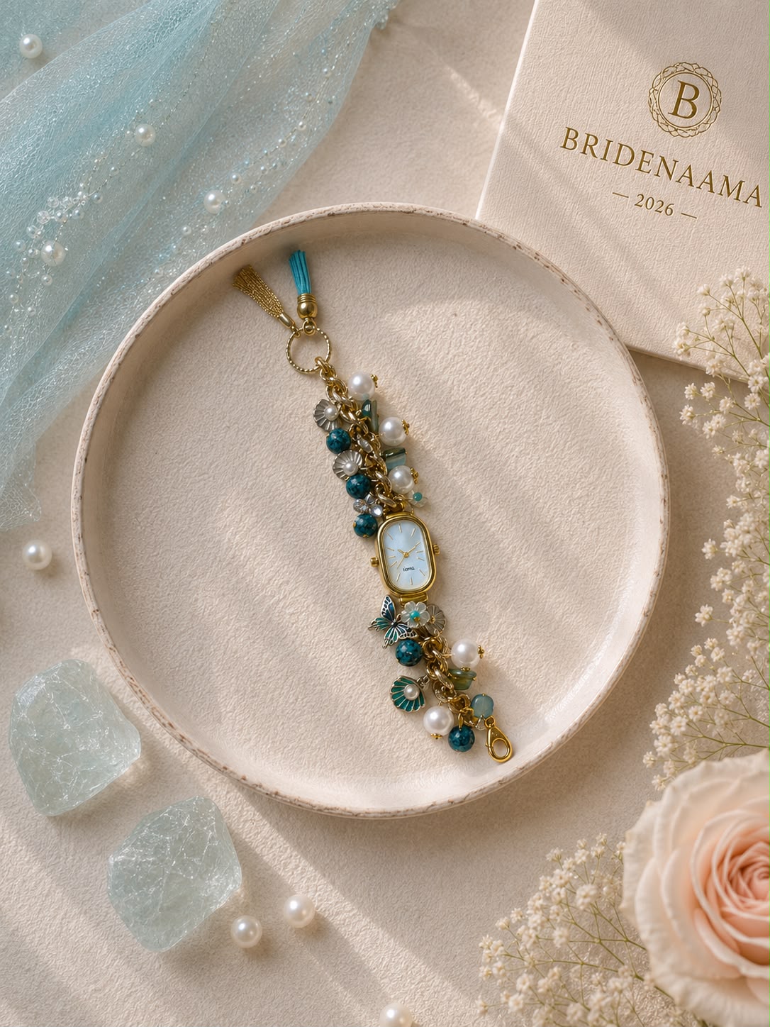 3. Blue hues watch style lumbi for bhabhi - Image 3