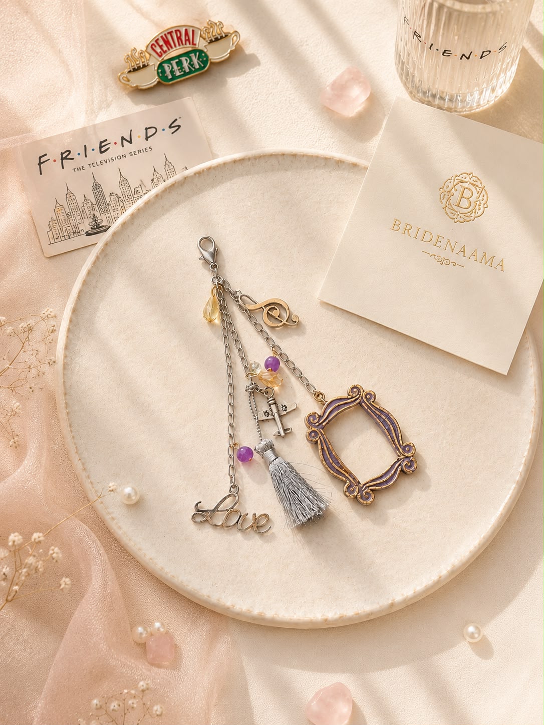 Friends show inspired lumbi - bag cham style