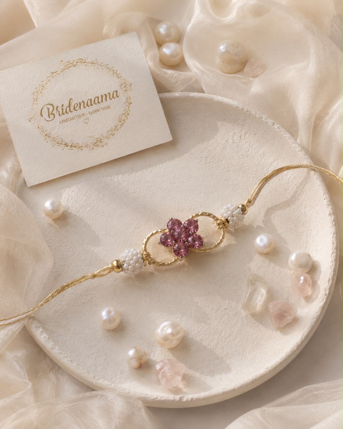 Crystal Flora Rakhi