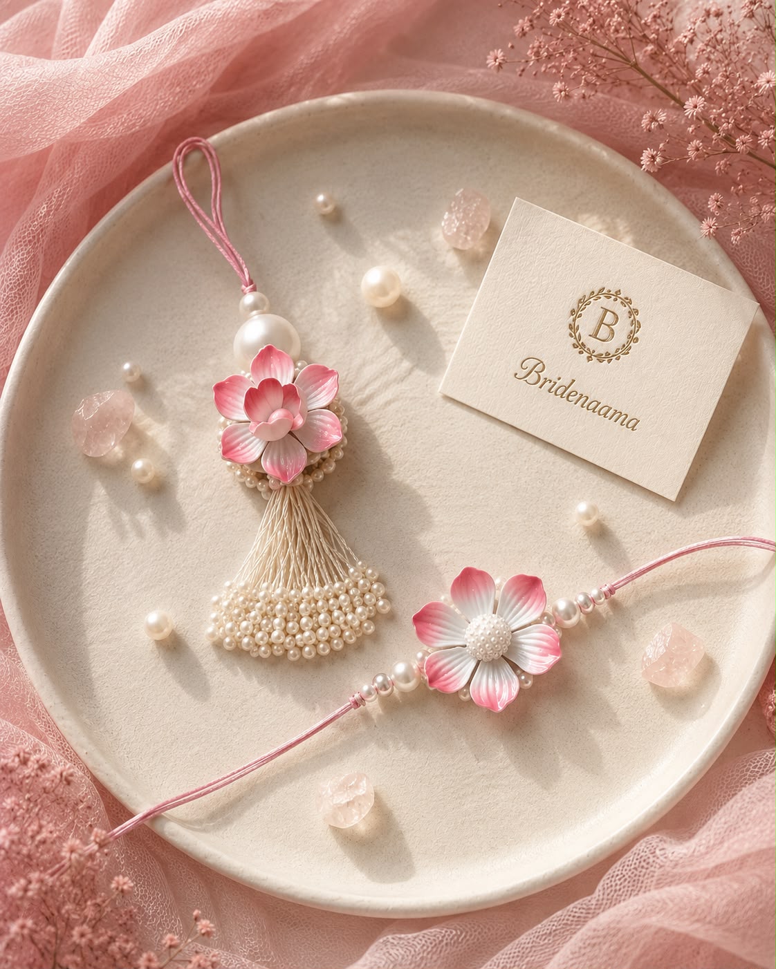 Pastel creamica rakhi lumbi pair