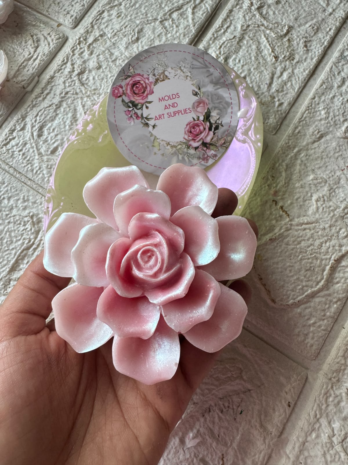 Large rose bloom core mold