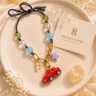 Car Rakhi for kids with monogram