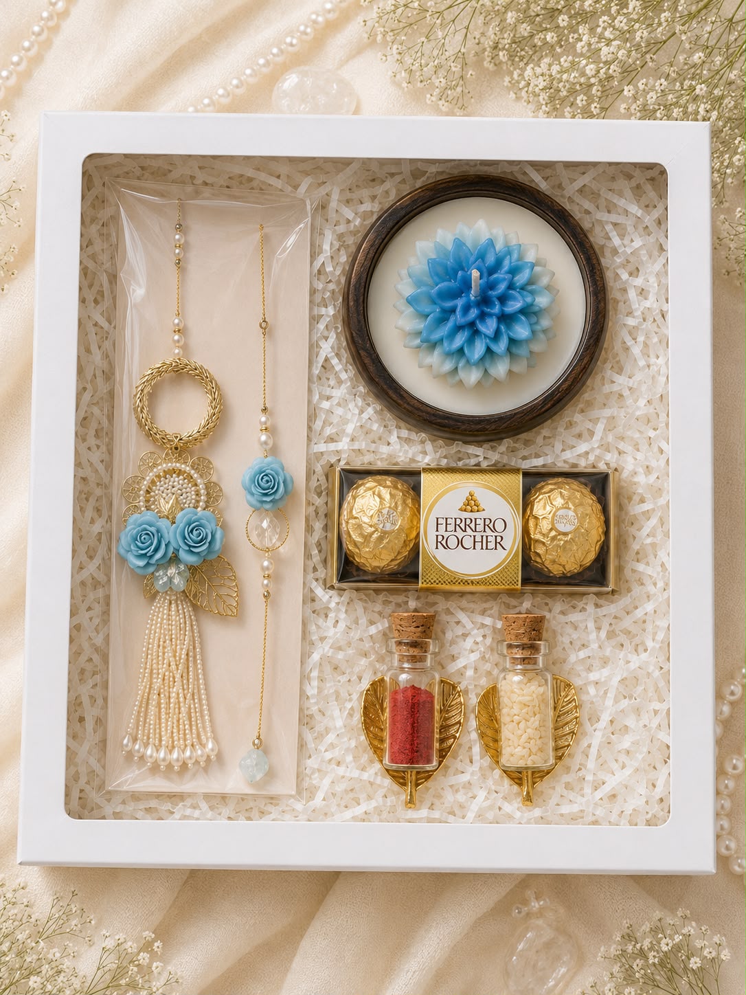 Hamper - Blue hues