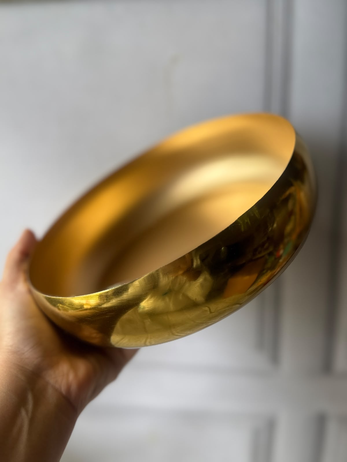 Gold platting style urli - 10 inch