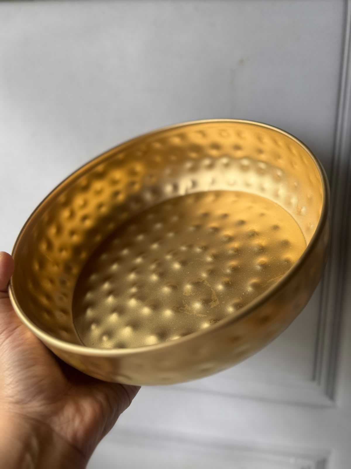 Hammered urli - 10 inch - spray coated