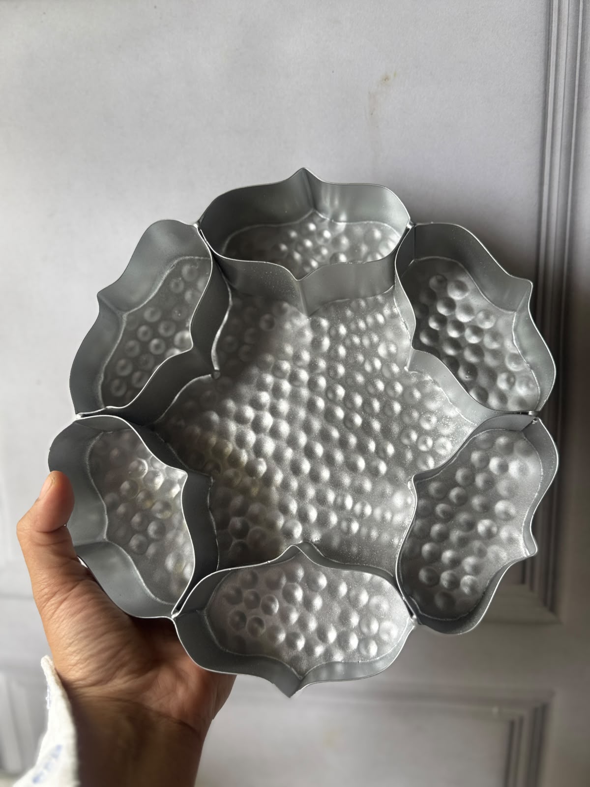 Maharani lotus urli - silver