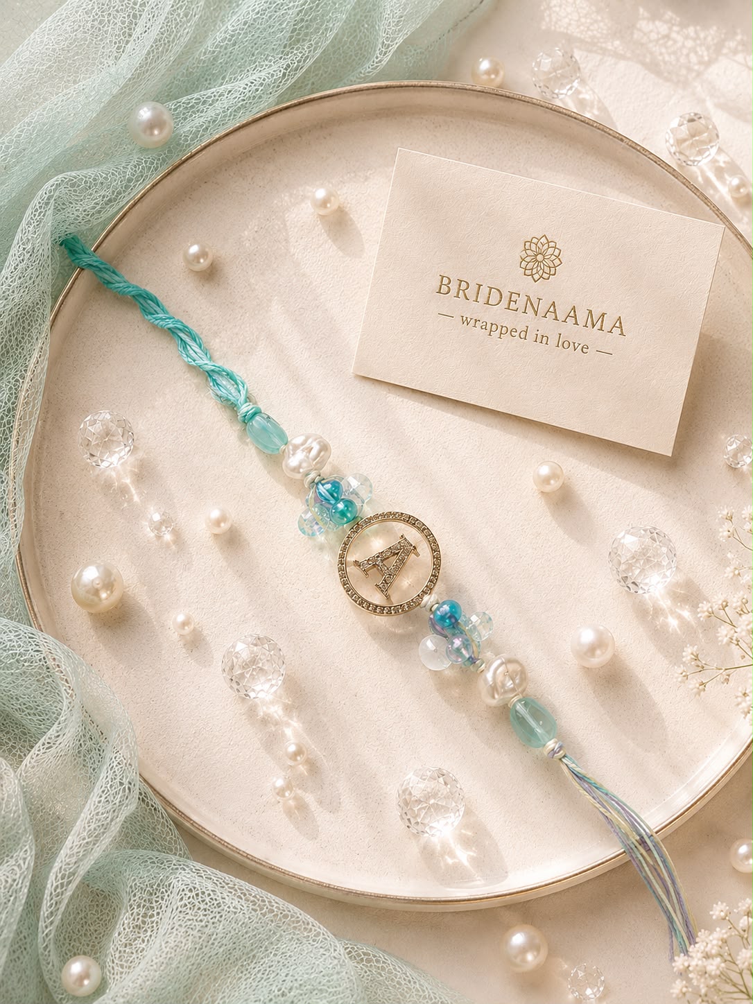 A- elegancea rakhi - monogram edit