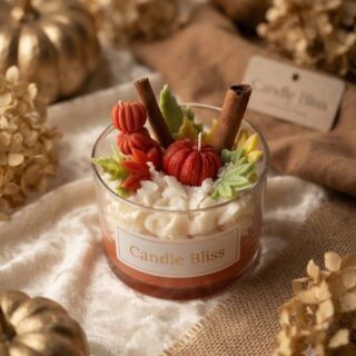 Pumpkin Spice candle jar