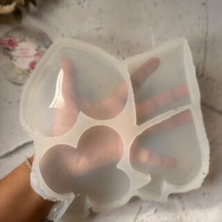DIWALI SPL - card faces coaster mold