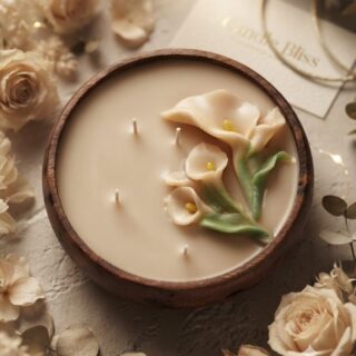 Exclusive Clay lily mold - set of 2 molds
