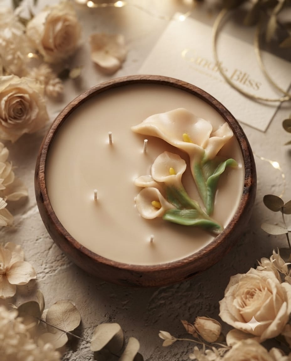 Exclusive Clay lily mold - set of 2 molds