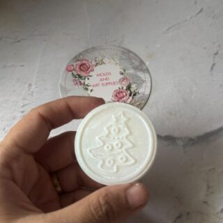 Wax sachet coin mold -christmas edit - tree
