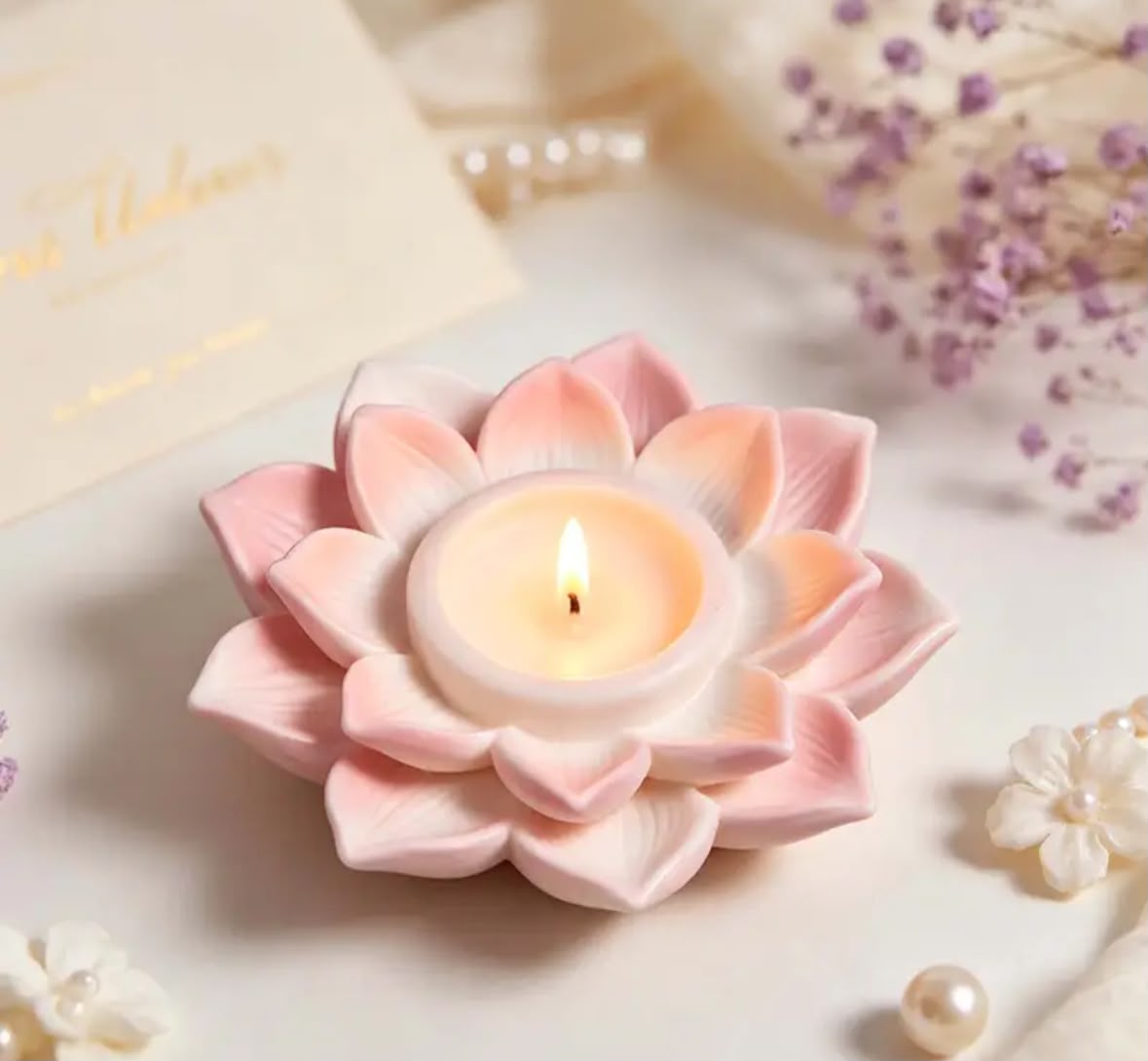 Lotus serenity tealight holder - Image 2