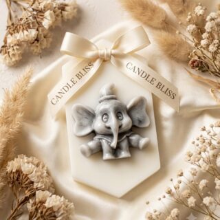 Ele - the elephant - flat back mold