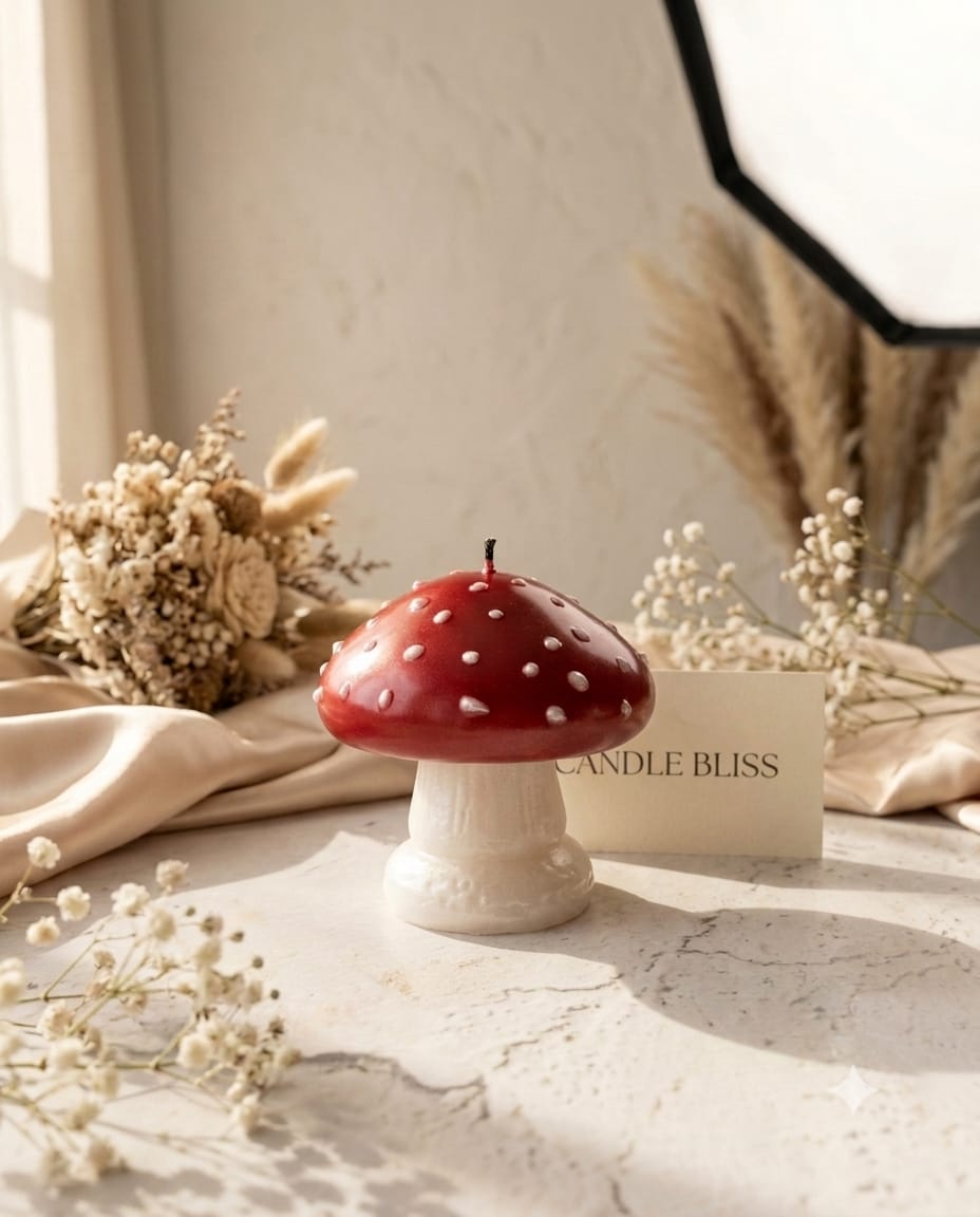 Mushroom large candle mold