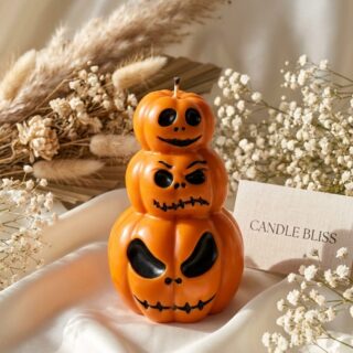 Layered jack ' o 'lantern mold large pumpkin