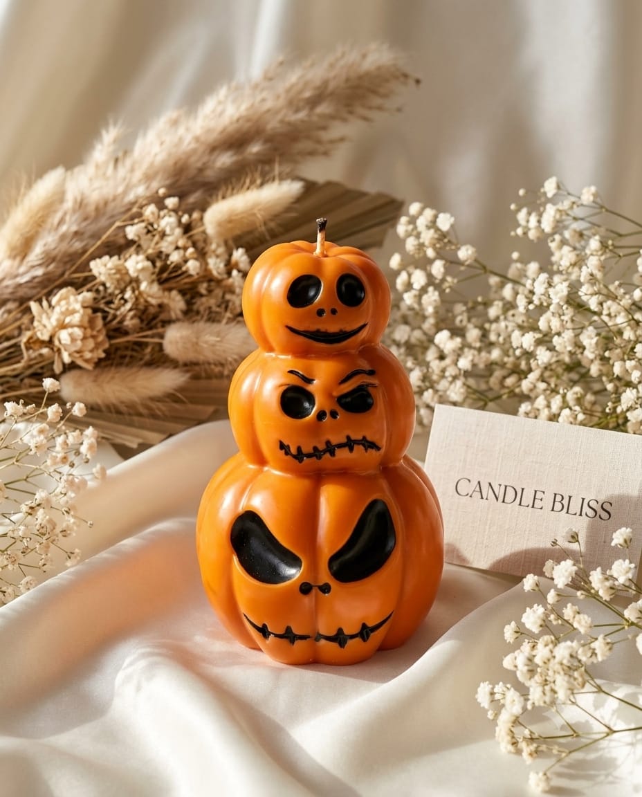 Layered jack ' o 'lantern mold large pumpkin