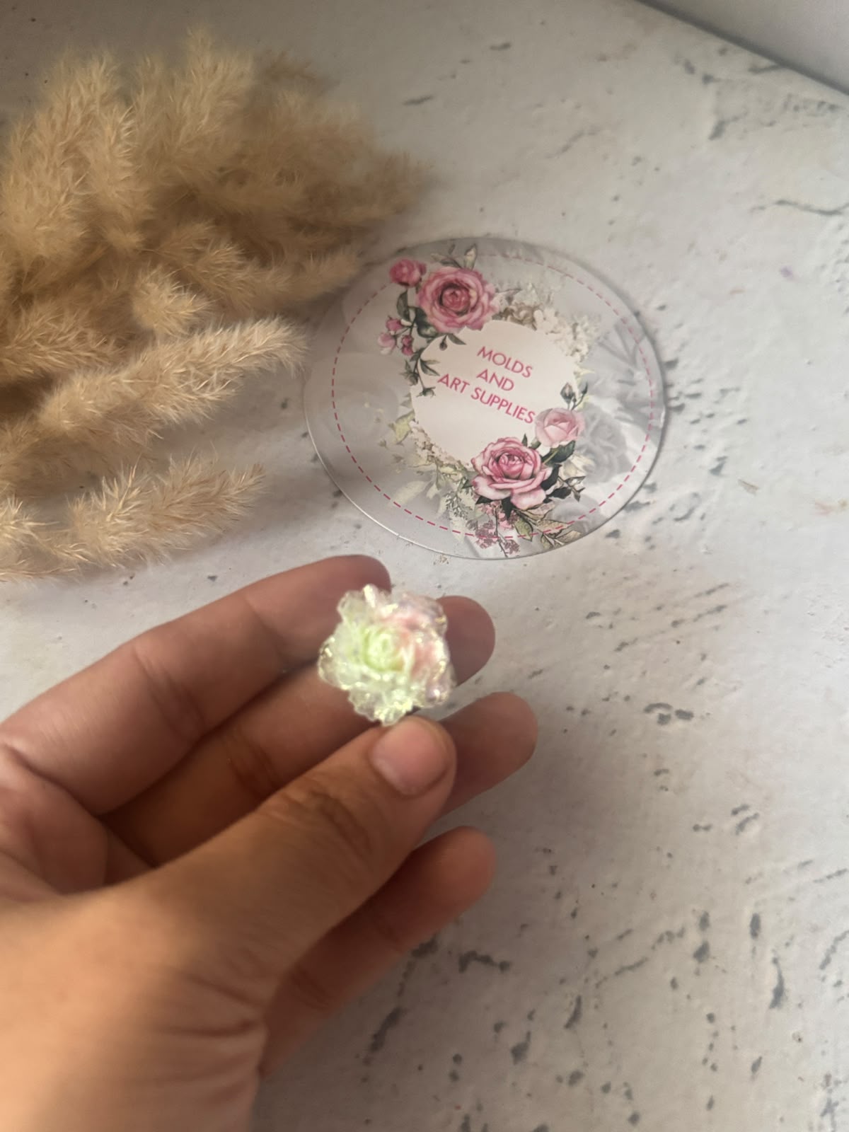 Exclusive rose mini mold - 4 cavity