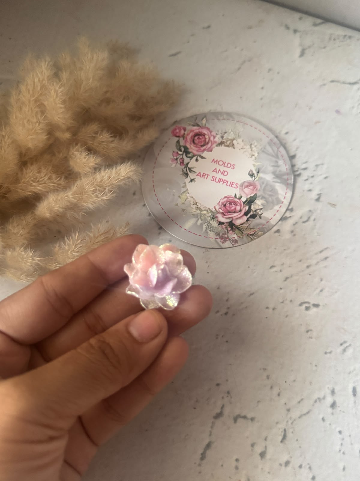 Exclusive open rose style mold 4 cavity
