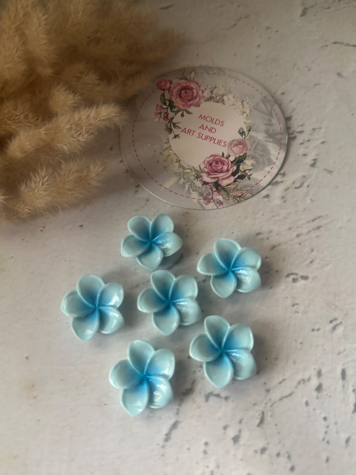 Firangi pani thick flowers mold - 6 cavity