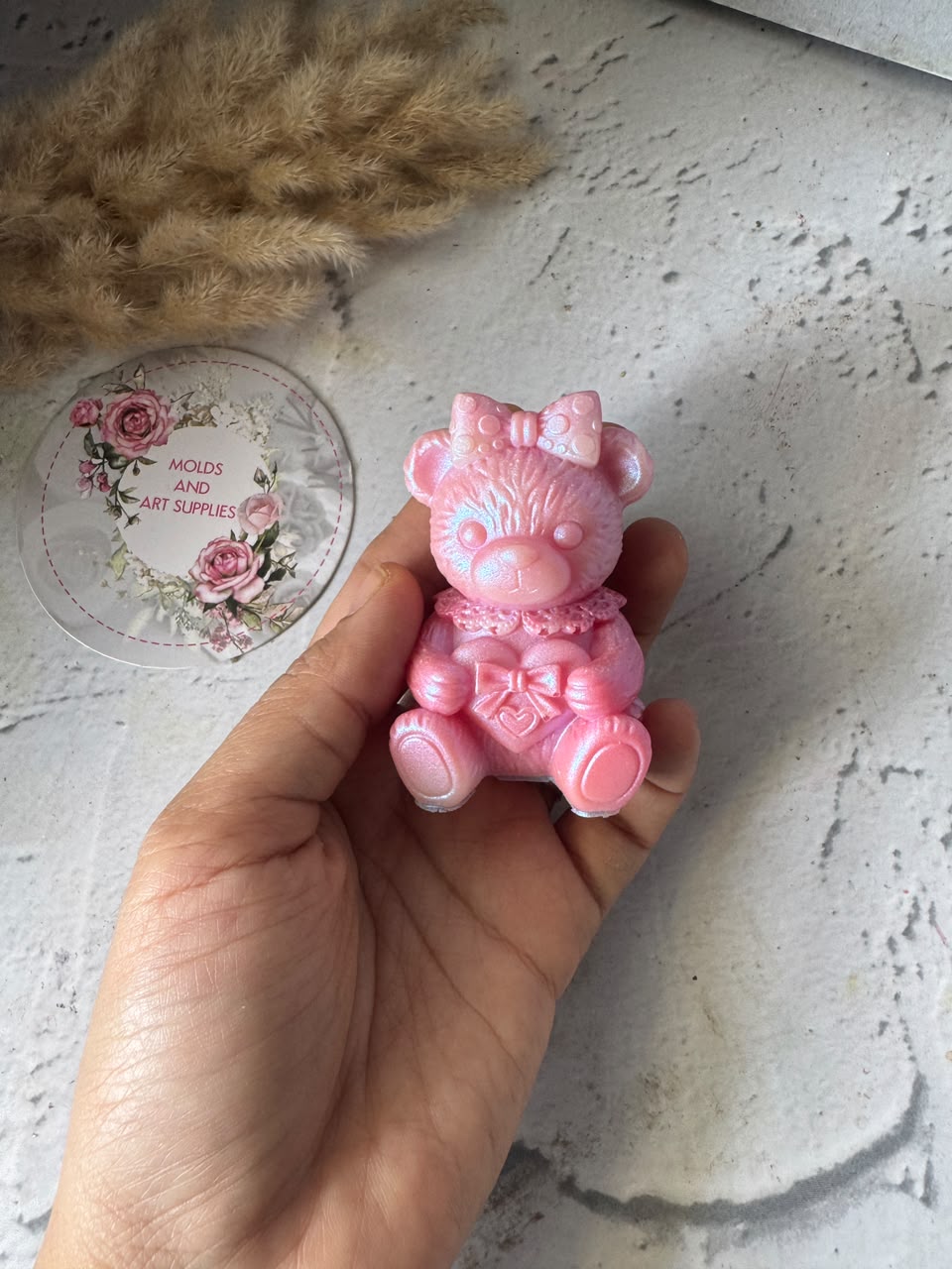 Adorable teddy mold - cute girli pop