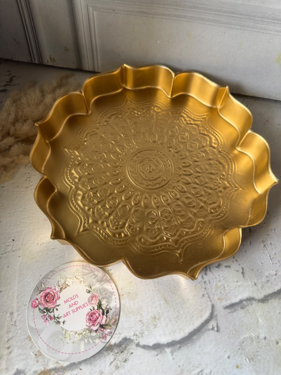 Mandala imprint urli large - 8 inch