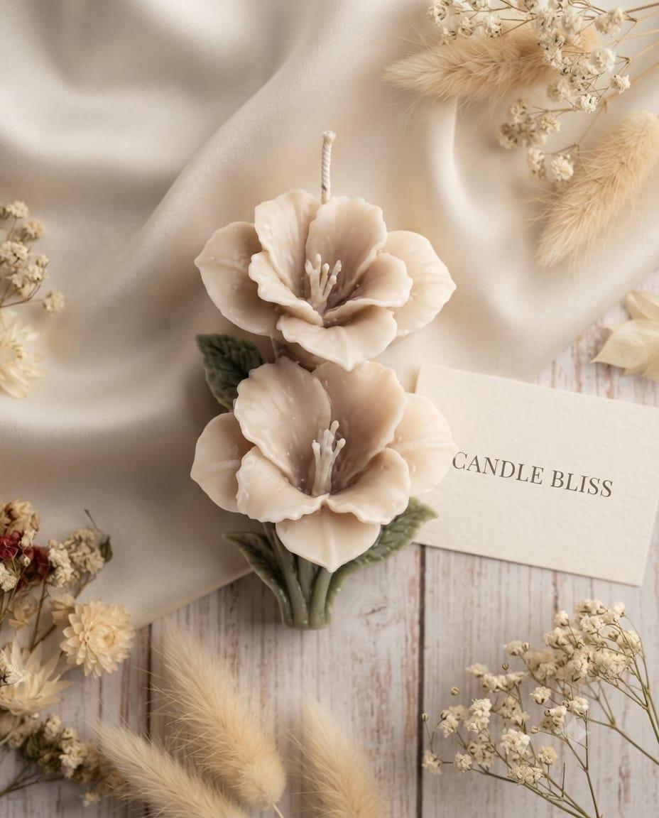 Hibiscus flower bunch mold thick