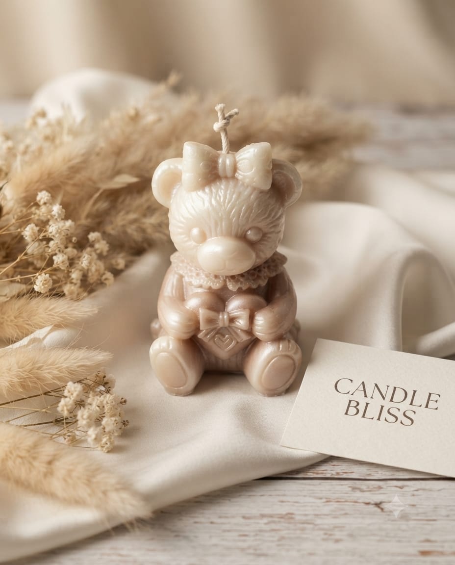 Girli pop teddy candle