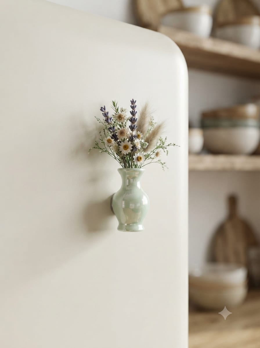 Pot / vase style fridge magnets - (random ) - Image 6