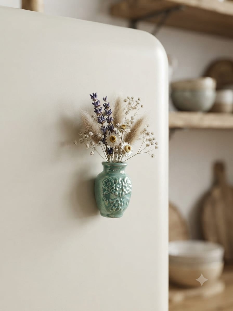 Pot / vase style fridge magnets - (random ) - Image 7
