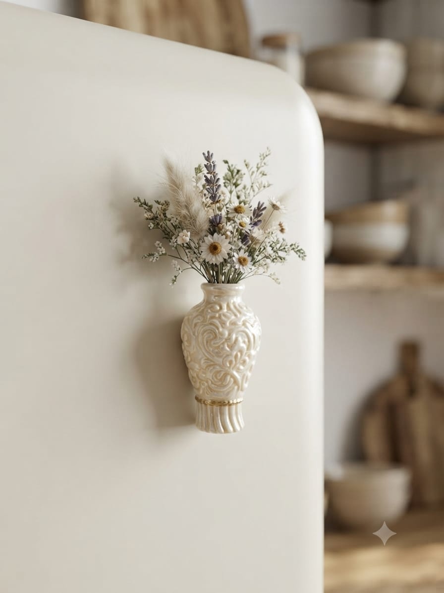 Pot / vase style fridge magnets - (random ) - Image 3