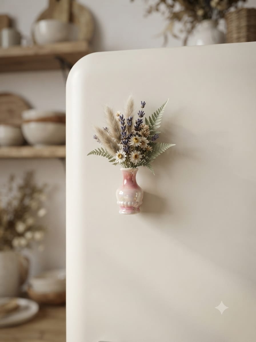 Pot / vase style fridge magnets - (random ) - Image 2