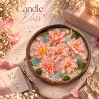 Padam Supremacy - Serendipity candle lotus bowl - 8 inch